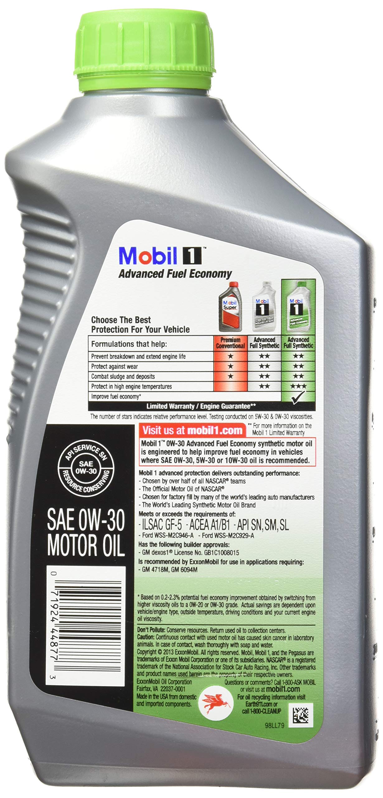 Mobil 1 モービル1 0W-30 20L Amazon.com: Mobil 1 0W-30 (Advanced Fuel Economy) Synthetic